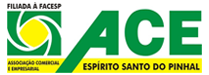 Logotipo rodapé Associação Comercial e Empresarial de Espirito Santo do Pinhal